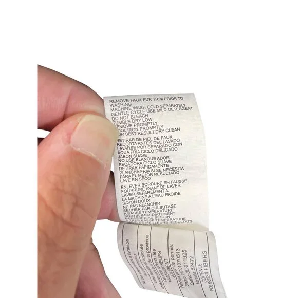 Rothschild Girls blue poly Blend Double Breasted Coat Size M SKU 9270 - Picture 11 of 16